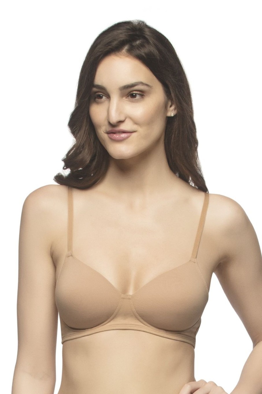 Bras Amante Carefree Casuals Padded Non-Wired T-Shirt Bra Sandalwood ⋆  Explorpopclothes