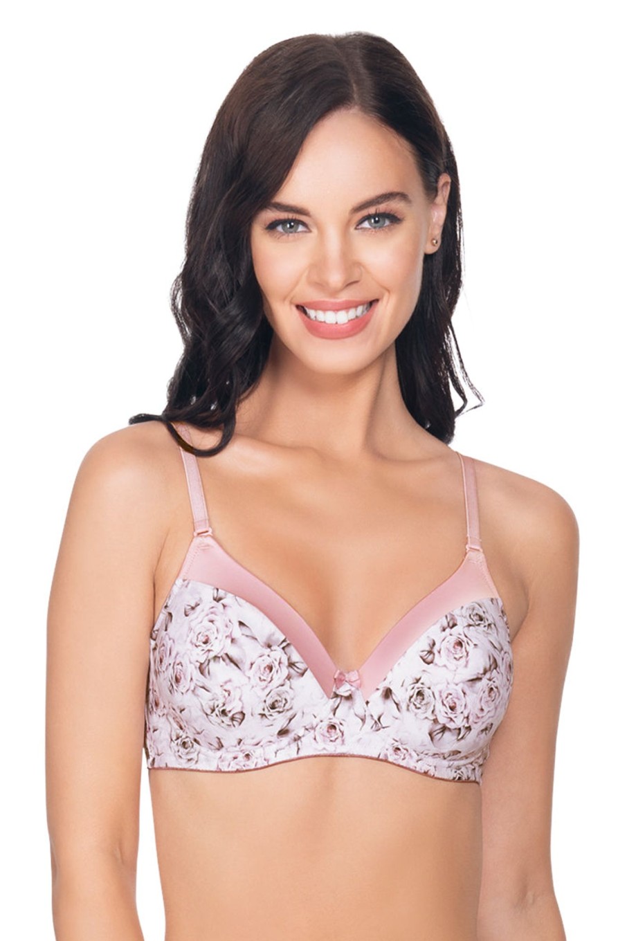 Bras amante Smooth Charm Padded Non-Wired Printed T-Shirt Bra
